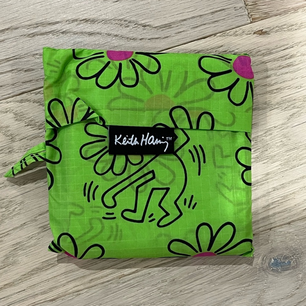 Baggu x Keith Haring Flower Tote Bag - NEW